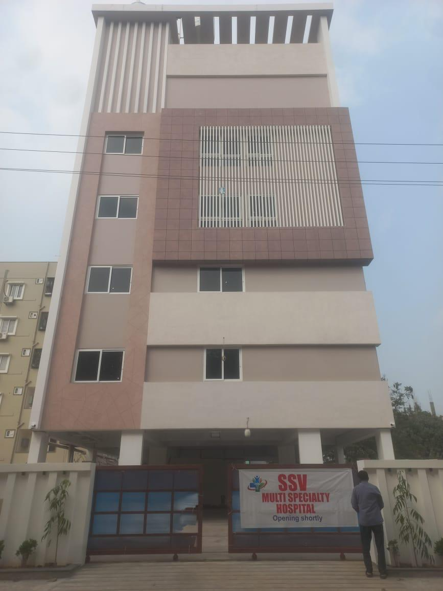 SSV Multi Speciality Hospital building, Tellapur